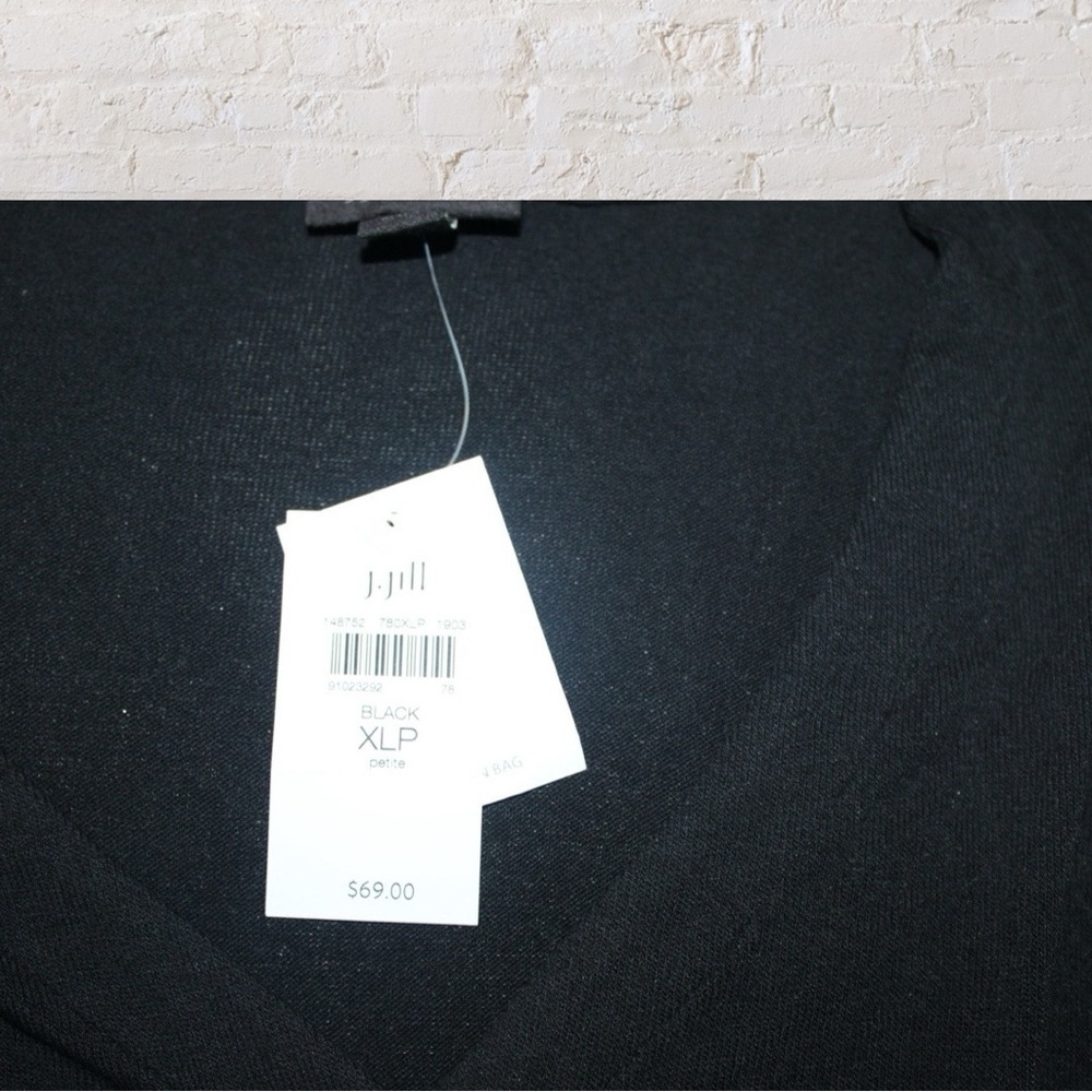 J. Jill Wearever Black Cardigan - Picture 2 of 6